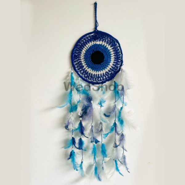 Evil-eye Feng shui Blue Dream Catchers for Wall Hanging for Festival Decoration, Wedding, Event, Party, Home, Room etc.