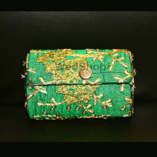 Ethnic Silk Embroidered - Mix Color Bangles Box Roll- Size 4"