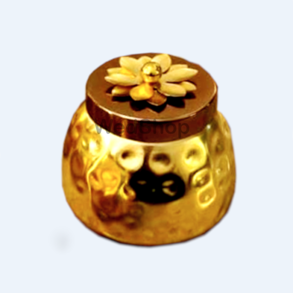 Golden jar box - Multi Purpose Serving- Sweets - Dry Fruit - 4" MOQ 20