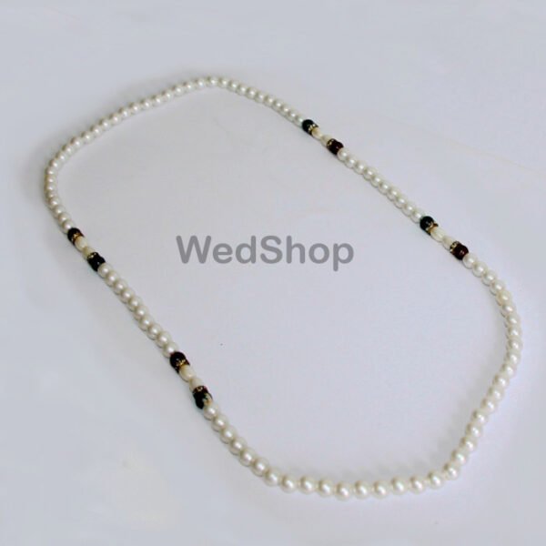 Welcome Mala For Barati - Swagat Mala for Barat - White Beads - 16" MOQ 20