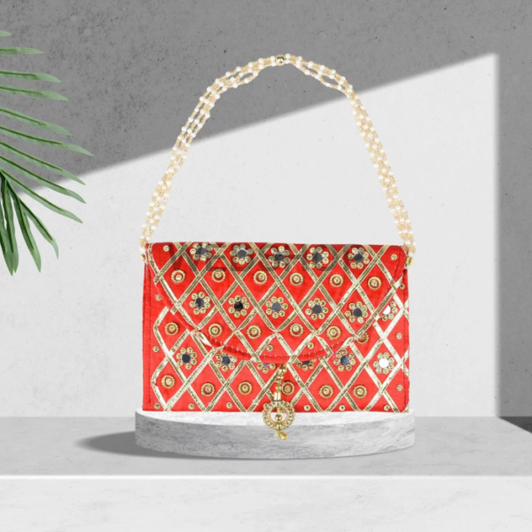 Traditional Shagun Purse - Gifting Clutch Purse - Mirror Clutch Purse Multicolour for woman